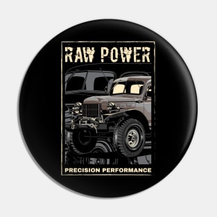 Vintage Power Wagon Truck Pin