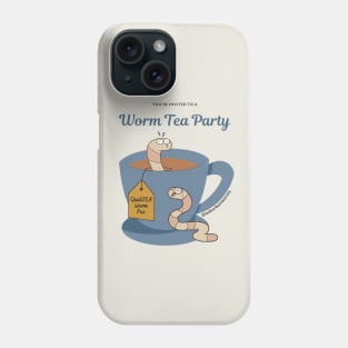 Worm Tea Party Phone Case