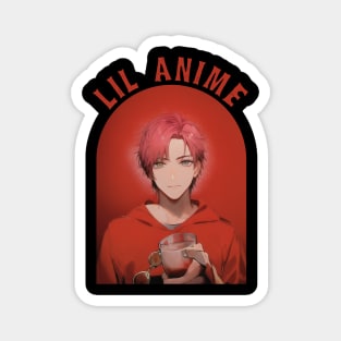 Anime in real peep Magnet