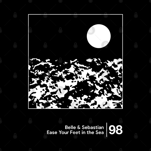 Ease Your Feet in the Sea / Minimal Style Artwork Design by saudade