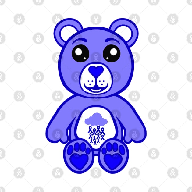 Dark blue Warrior Bear 2.0 by CaitlynConnor