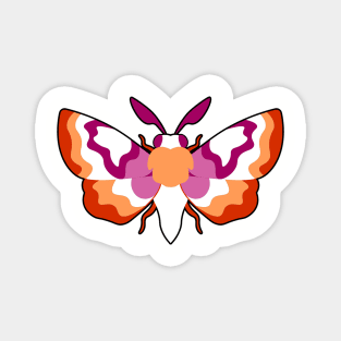 Lesbian Pride Moth Magnet