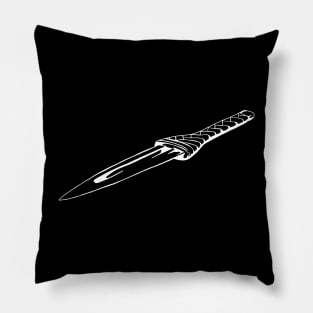 Vinland Saga Thorfinn Knife Transparent White Pillow