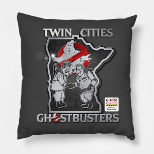 Twin Cities Ghostbusters Steel Logo Pillow