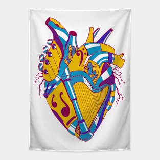 Triad No 2 Musical Heart Tapestry