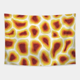 Watercolor Leopard Spots Tapestry