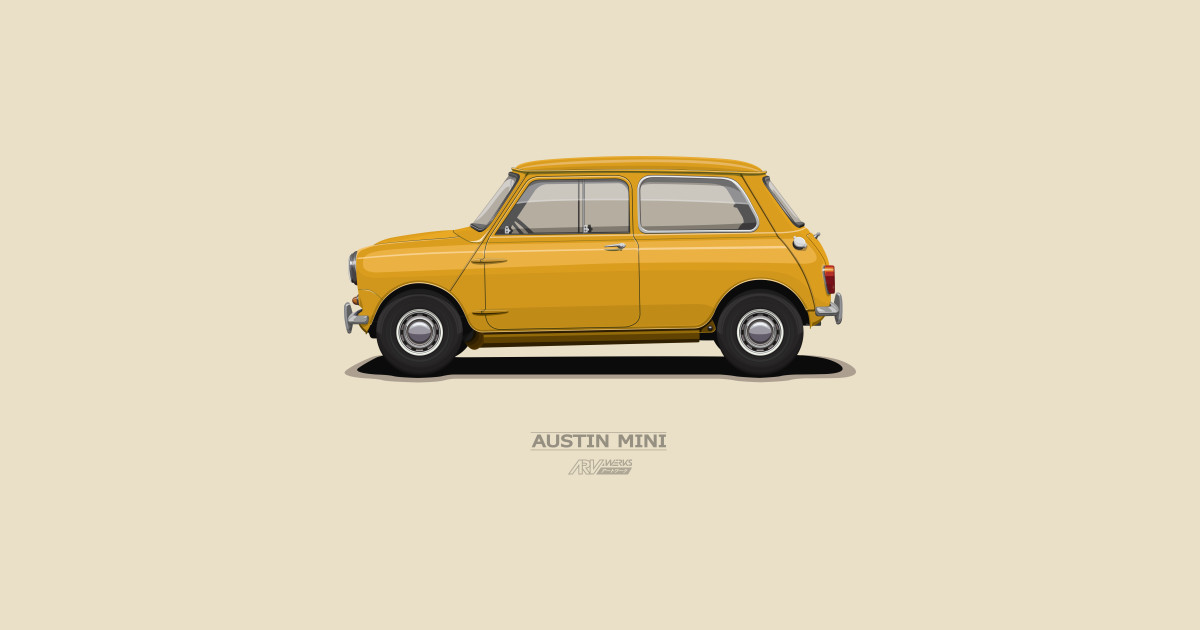 Austin Mini Orange Mr Bean T Shirt Teepublic