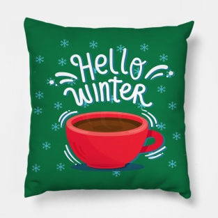 Hello Winter Pillow