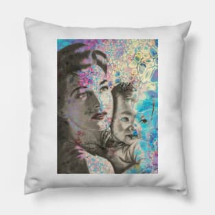 Early Bird - Surreal/Collage Art Pillow