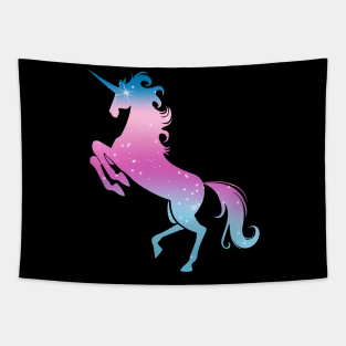 Night unicorn magical Tapestry