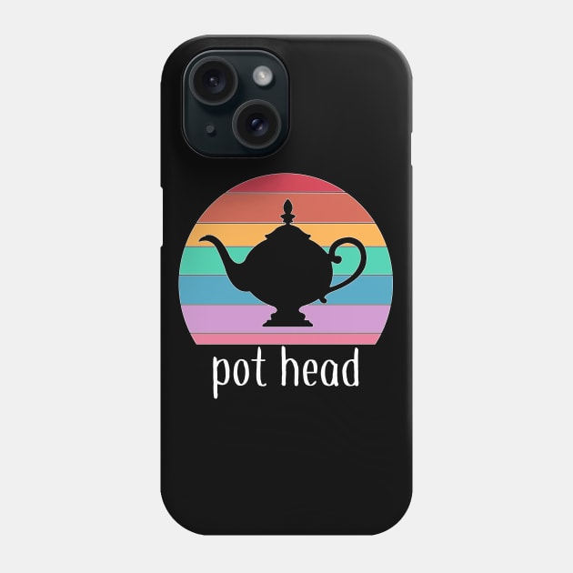 Tea Pot Head Rainbow Phone Case by Timeforplay