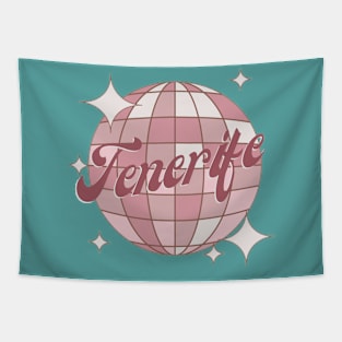 Tenerife Spain Retro Vintage Tapestry