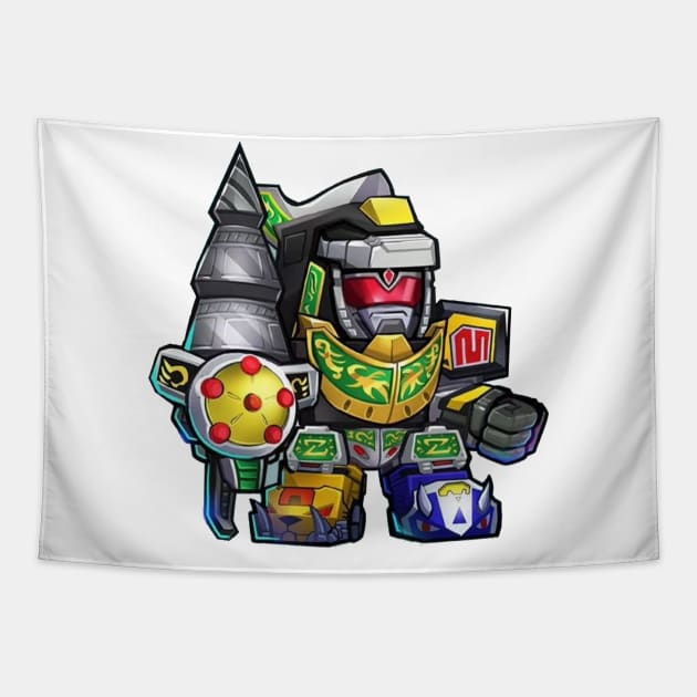 dragonzord Tapestry by mprokolo corgi