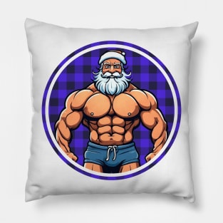 Muscled Santa Claus Pillow