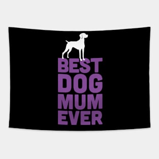 Best Hungarian Vizsla Dog Mum Ever - Purple Dog Lover Gift Tapestry