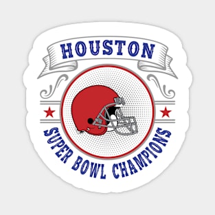 Houston Super Bowl Champions Magnet