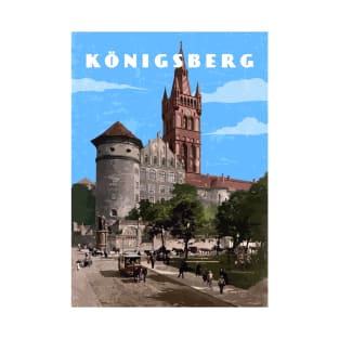 Konigsberg, Prussia, Germany.Retro travel poster T-Shirt