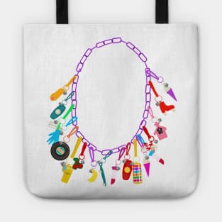 80's Charm Necklace Tote