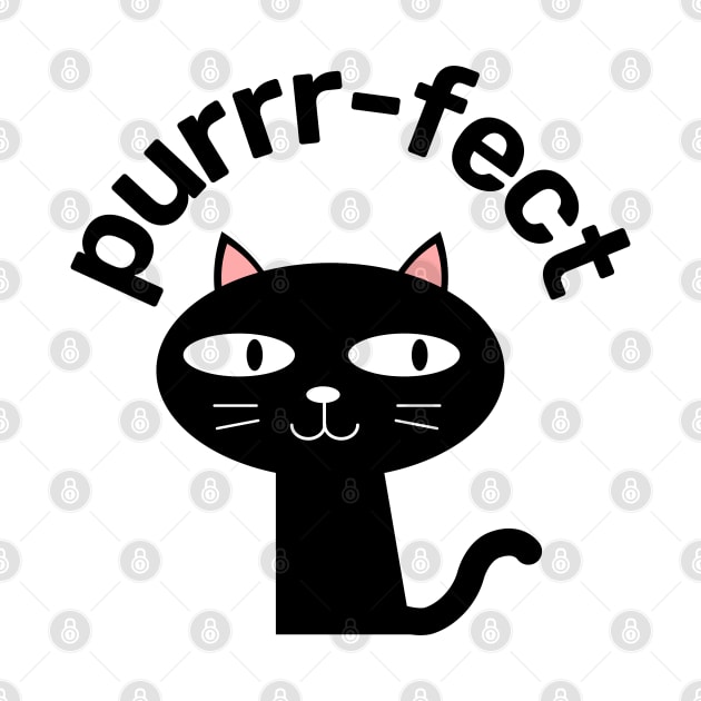 Purrfect. The Perfect Design For A Cat Lover. by That Cheeky Tee