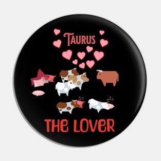 The characters of the zodiac: Taurus Pin