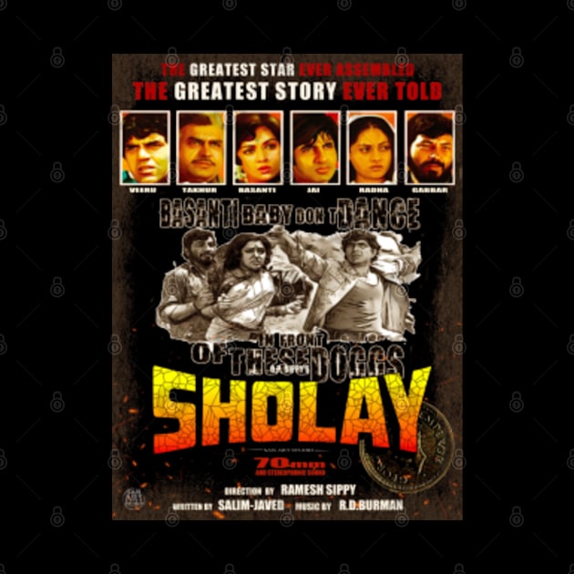 Sholay Don’t Dance Basanti by SAN ART STUDIO 