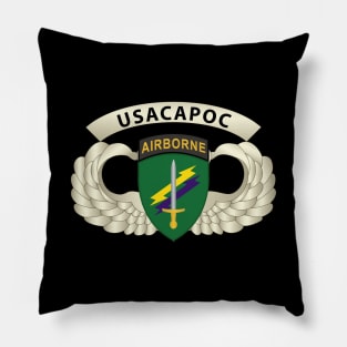 USACAPOC Wings with Wing Tab Pillow