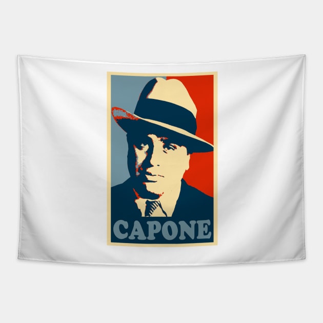 al capone Tapestry by hottehue