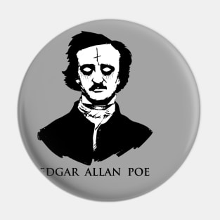 METAL ALLAN POE Pin