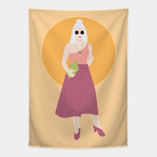 The chic retro babe Tapestry