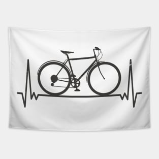Bicycle Heartbeat P R t shirt Tapestry