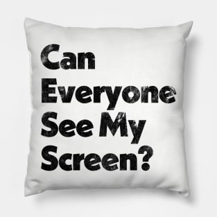 Can Everyone See My Screen? Pillow