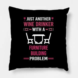 Wine Drinker Furniture Building Carpentry Carpenter Pillow