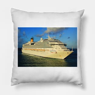 Costa Favolosa entering Phillipsburg, St Marten Dec. 2019. Pillow