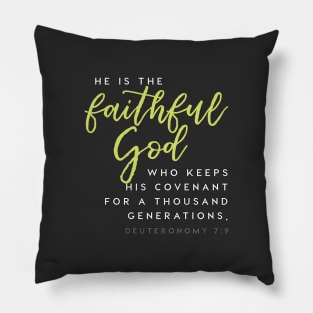 Faithful God | Christian Design Pillow