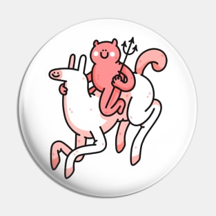 Devil on a horse Pin