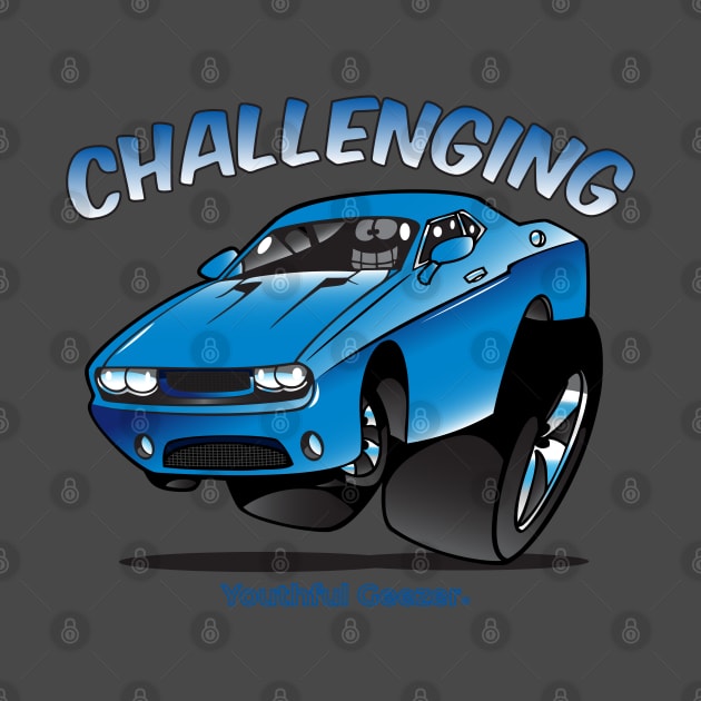 Challenging Cartoon Car Toon by YouthfulGeezer