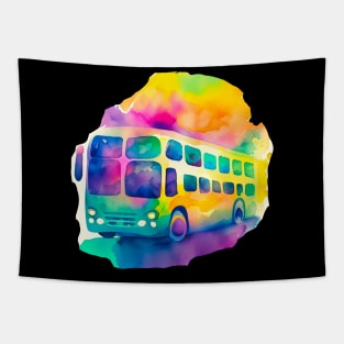 School Bus Tapestry