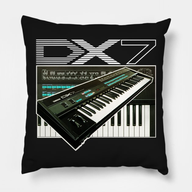 DX7 Digital Synthesizer Pillow by simonreich