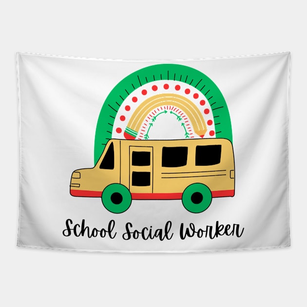 School Social Worker Tapestry by Adisa_store