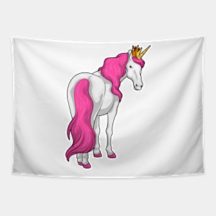 Unicorn Queen Crown Tapestry