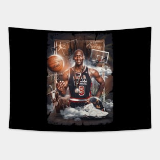 BASKETBALLART - JORDAN LEGEND NBA Tapestry