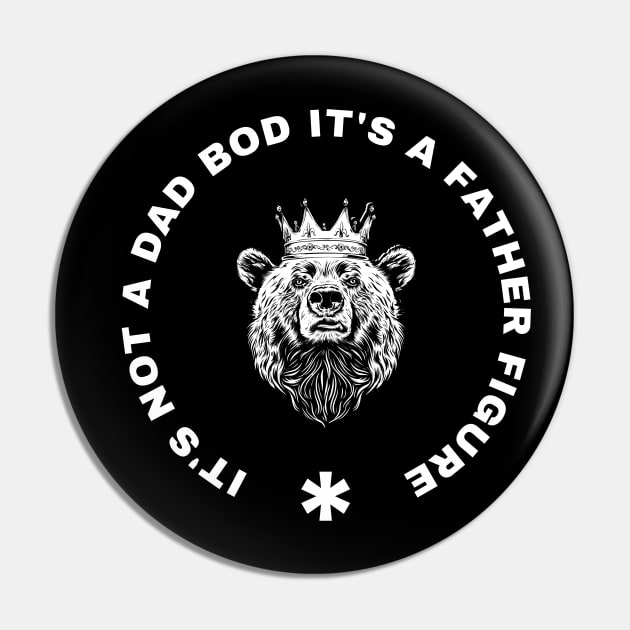 Dad bod bear Pin by Leyline Tavern