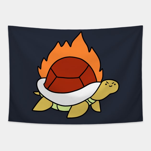 Fire Turtle Tapestry by saradaboru