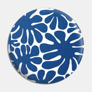 Abstract blue flowers Pin