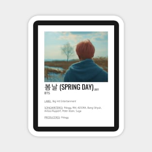 Minimalist SPRING DAY Magnet