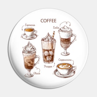 Coffee Collections Pin