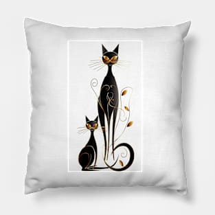 Golden Whiskers Pillow