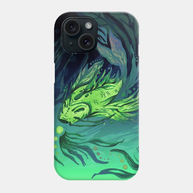 Rainforest Sea Koi Phone Case by hybridgothica