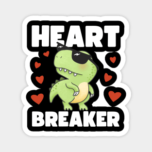 KIDS VALENTINES HEART BREAKER T-REX (HEARTS VERSION) Magnet