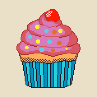 Cupcake Pixelart T-Shirt